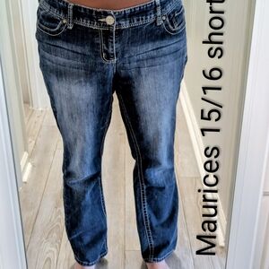 Maurices Blue Boot Cut Jeans Classic Style